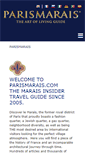Mobile Screenshot of parismarais.com