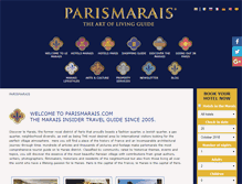 Tablet Screenshot of parismarais.com